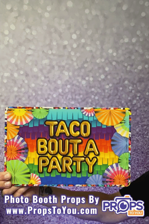 BUNDLE! Fiesta - 5 Double-Sided Photo Booth Props