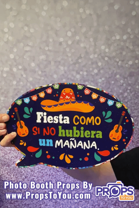 BUNDLE! Fiesta - 5 Double-Sided Photo Booth Props