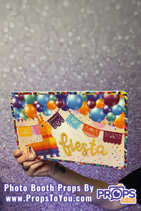 BUNDLE! Fiesta - 5 Double-Sided Photo Booth Props