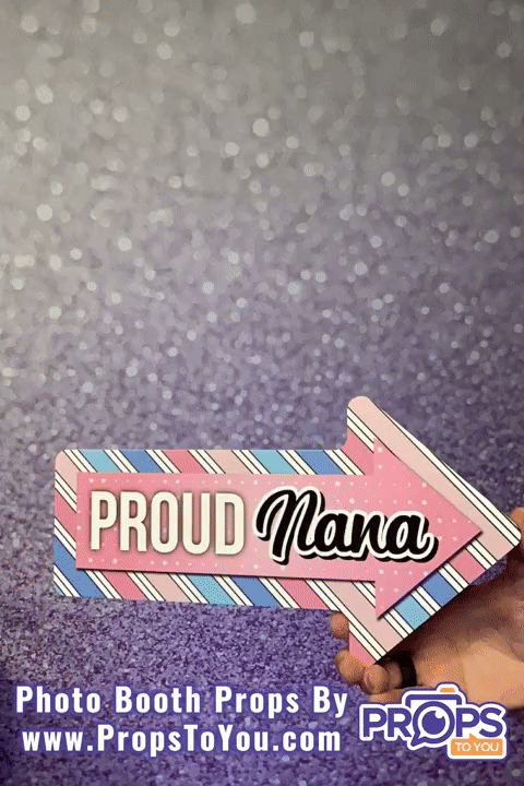 BUNDLE! Baby Shower: Family Names - 5 Double-Sided Photo Booth Props