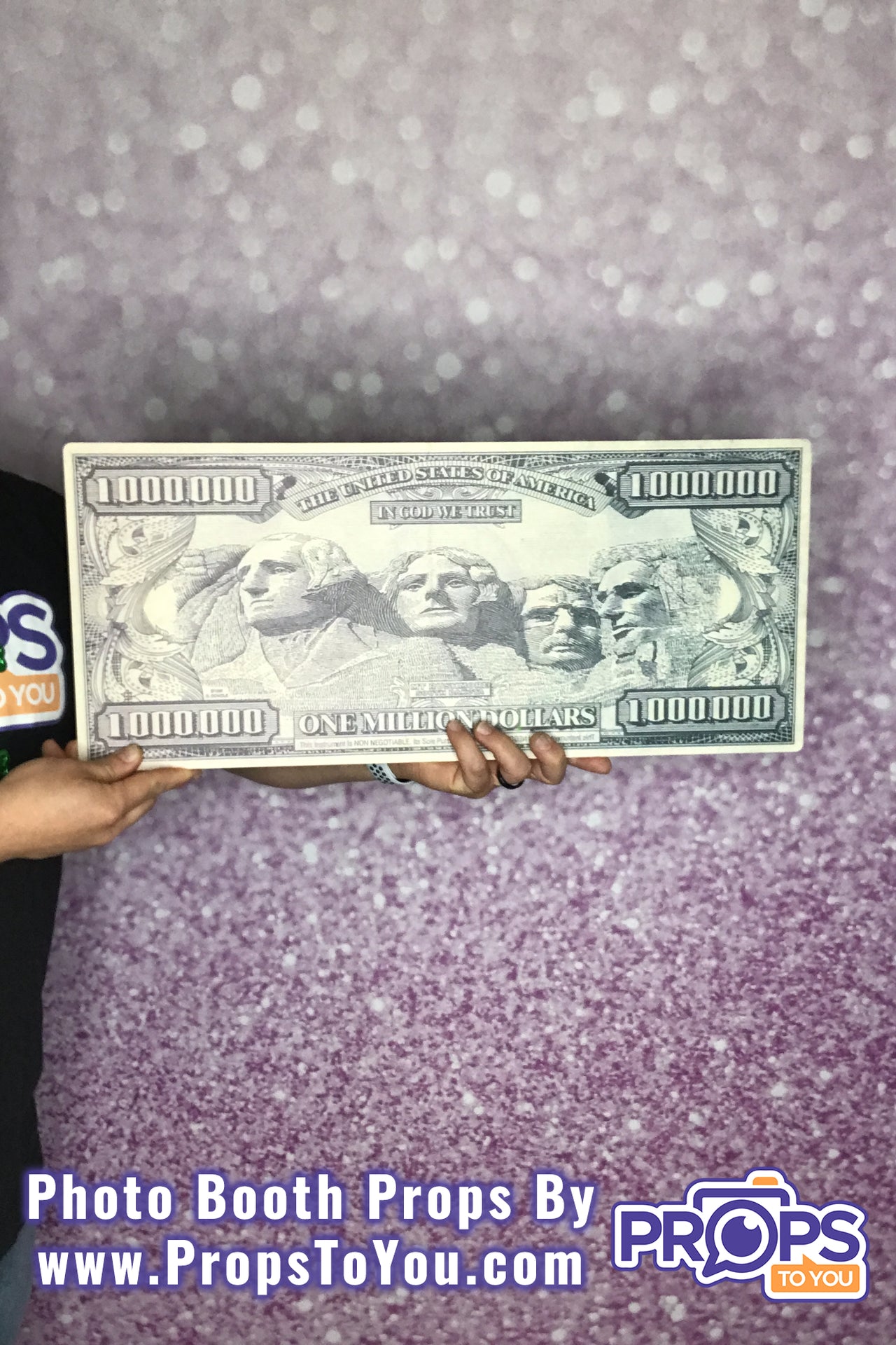 HUGE Props: Money! Million Dollar Bill Photo Booth Prop