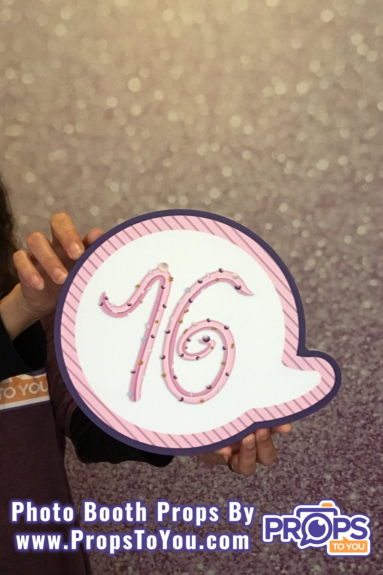 BUNDLE! Sweet 16 - 5 Double-Sided Photo Booth Props