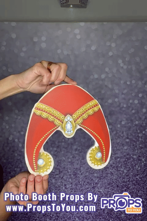BUNDLE! Bollywood - 5 Double-Sided Photo Booth Props
