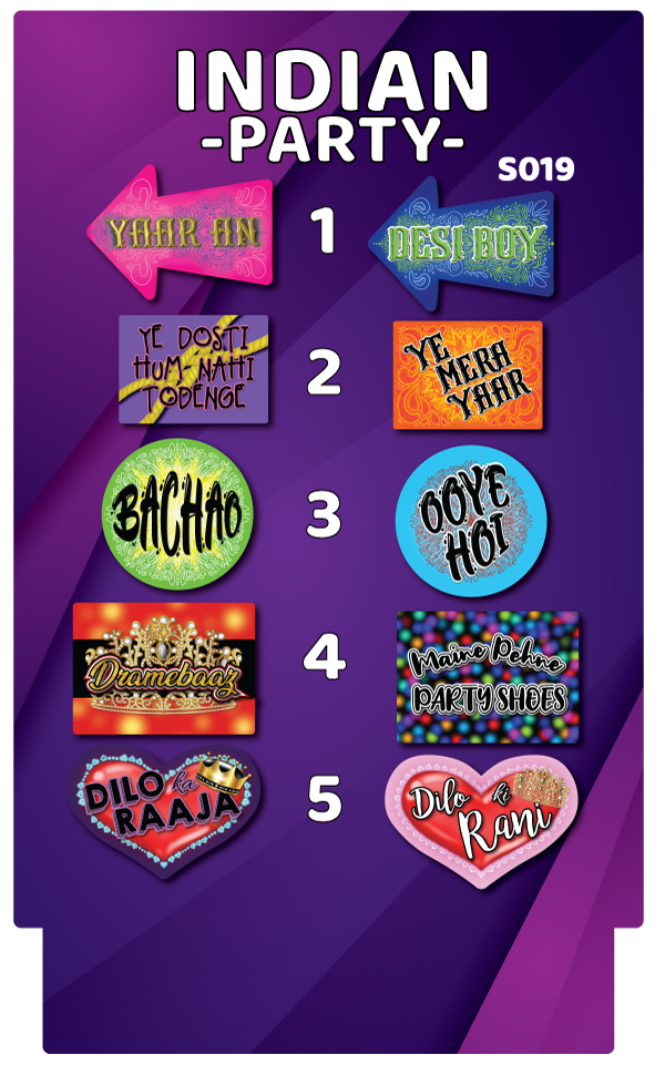 Indian photo outlet props