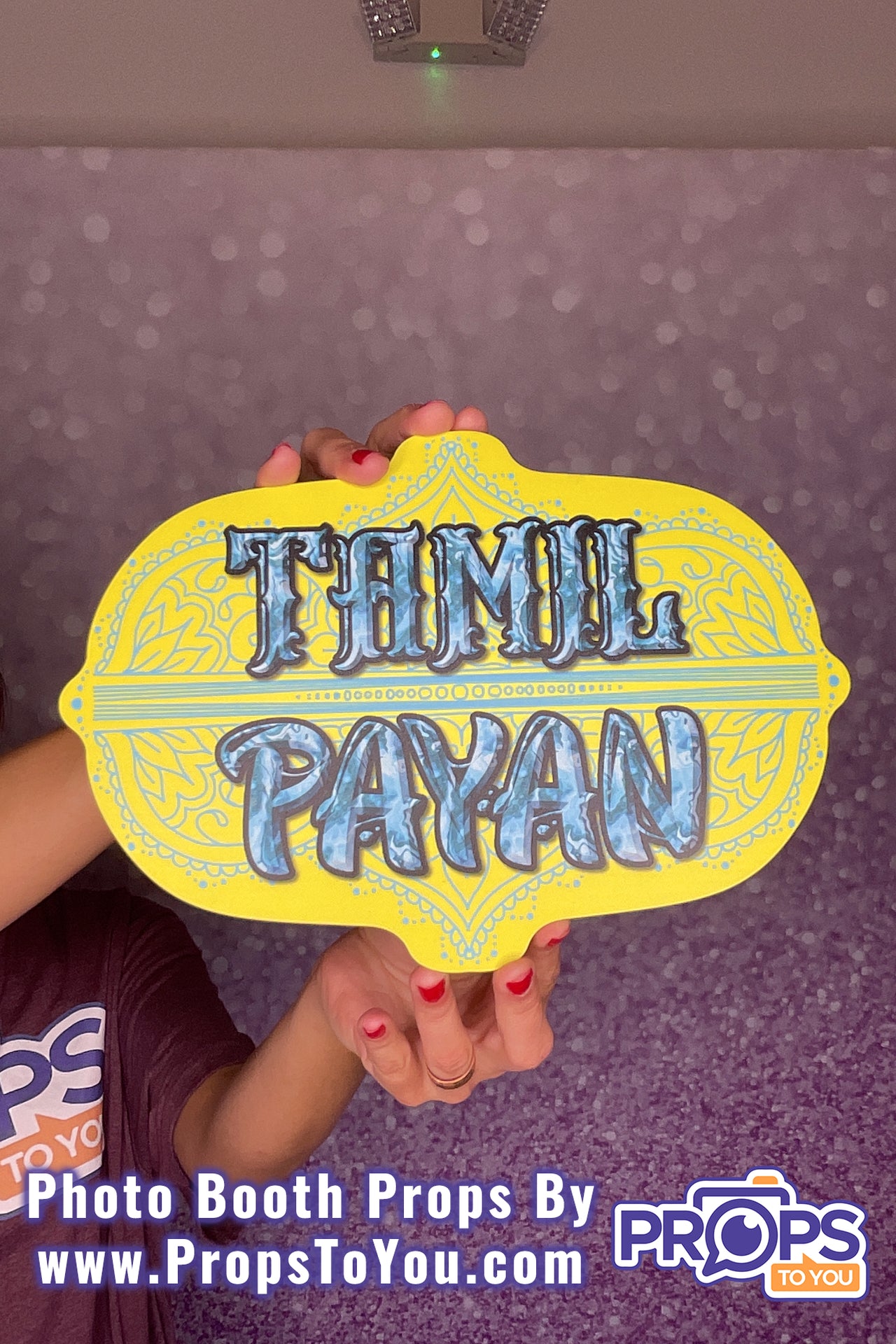 BUNDLE! Indian: Tamil Bundle - 5 Double-Sided Photo Booth Props