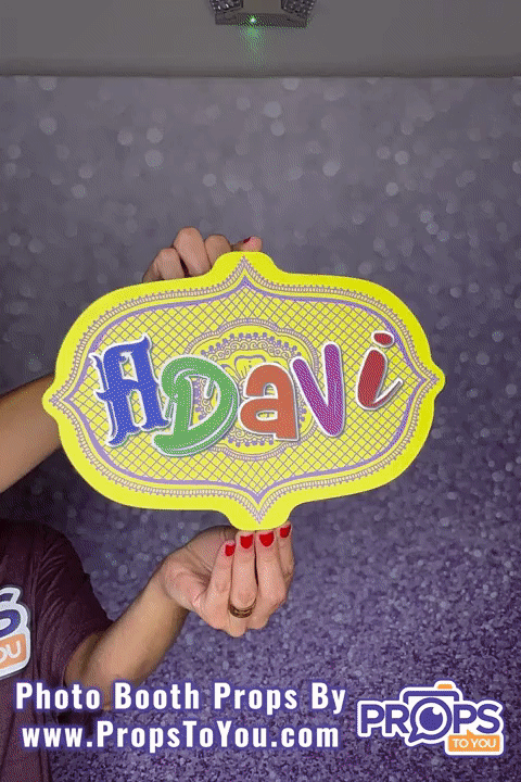 BUNDLE! Indian: Telugu Bundle - 5 Double-Sided Photo Booth Props