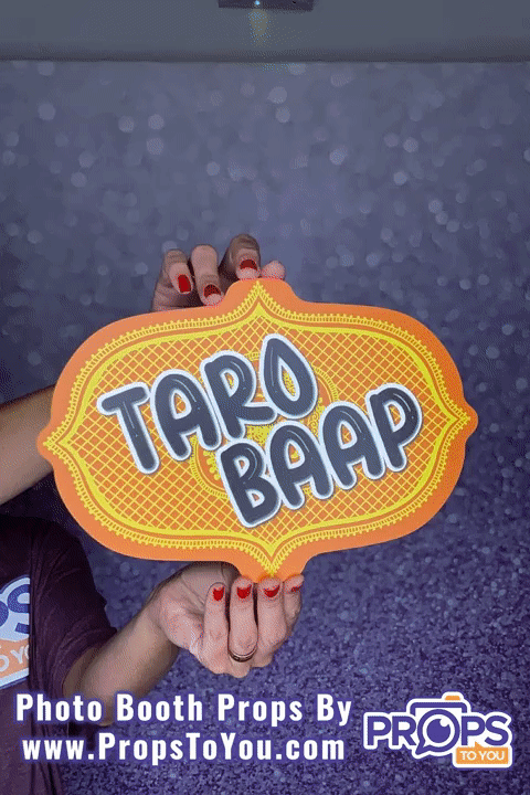 BUNDLE! Indian: Gujju Bundle - 5 Double-Sided Photo Booth Props