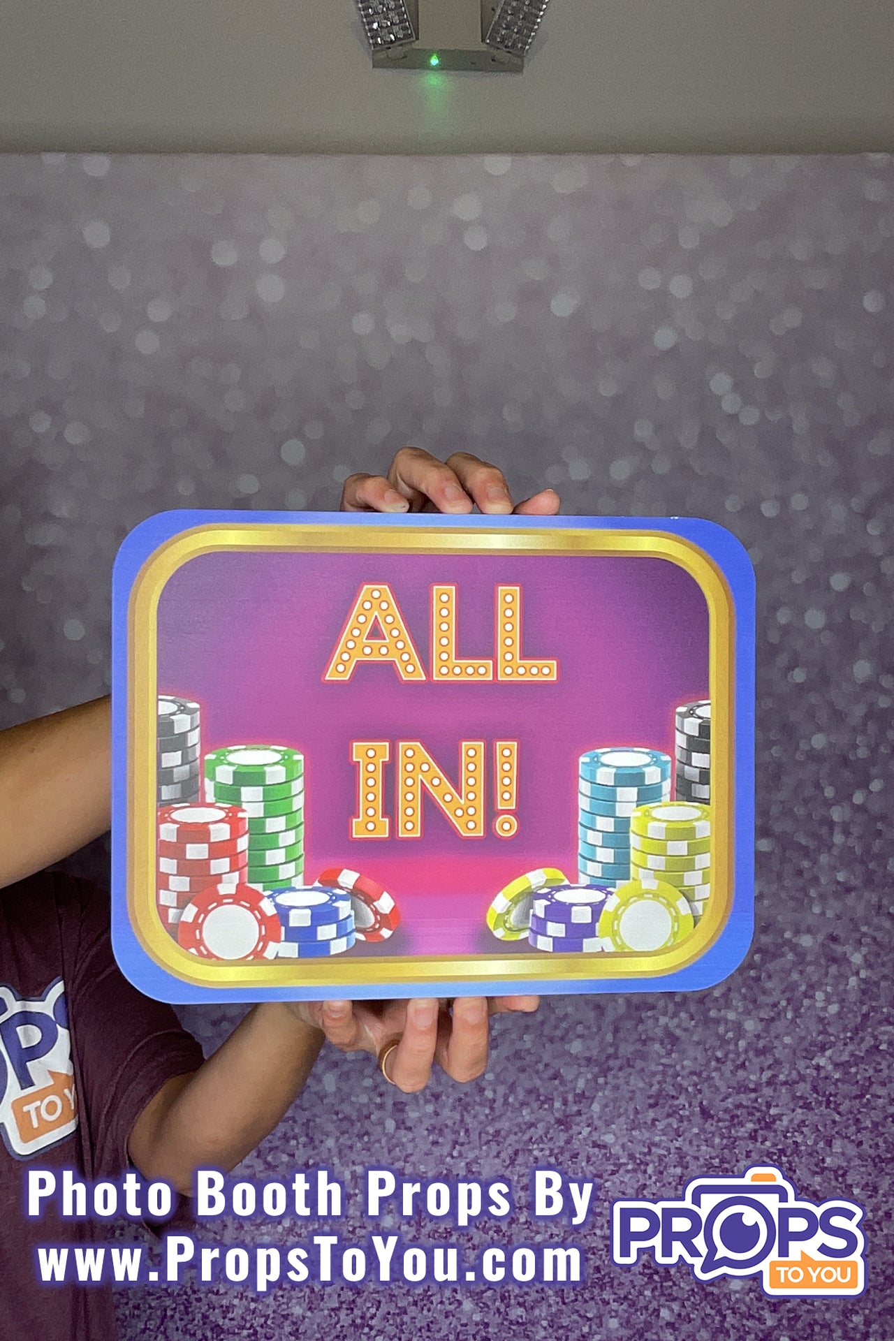 BUNDLE! Las Vegas Casino Night - 5 Double-Sided Photo Booth Props