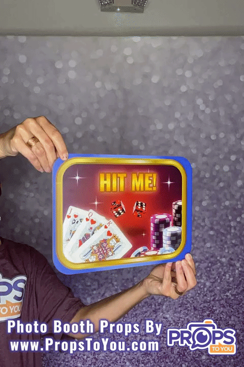 BUNDLE! Las Vegas Casino Night - 5 Double-Sided Photo Booth Props