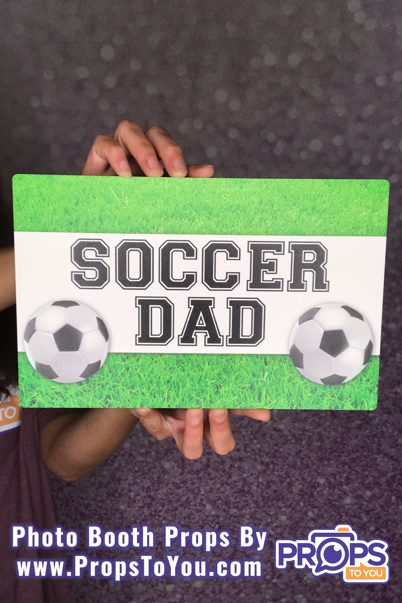 Sport Parents: Soccer Mom/Dad Photo Booth Prop