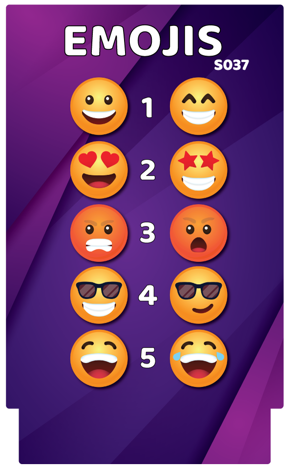 BUNDLE! Emoji Bundle - 5 Double-Sided Photo Booth Props
