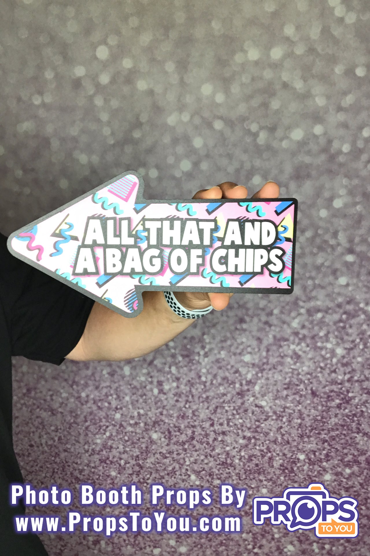 BUNDLE! 1990's - 5 Double-Sided Photo Booth Props
