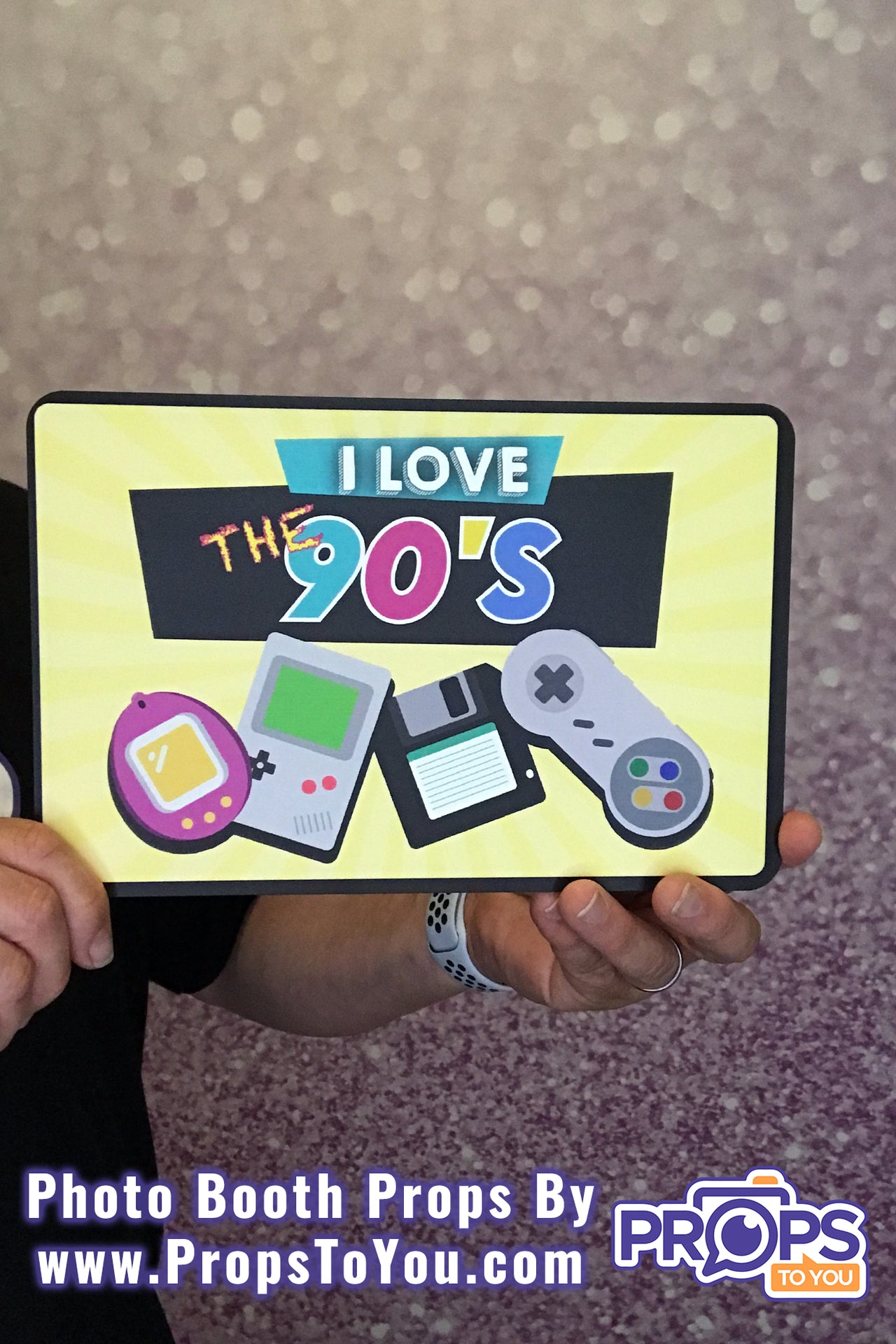 BUNDLE! 1990's - 5 Double-Sided Photo Booth Props