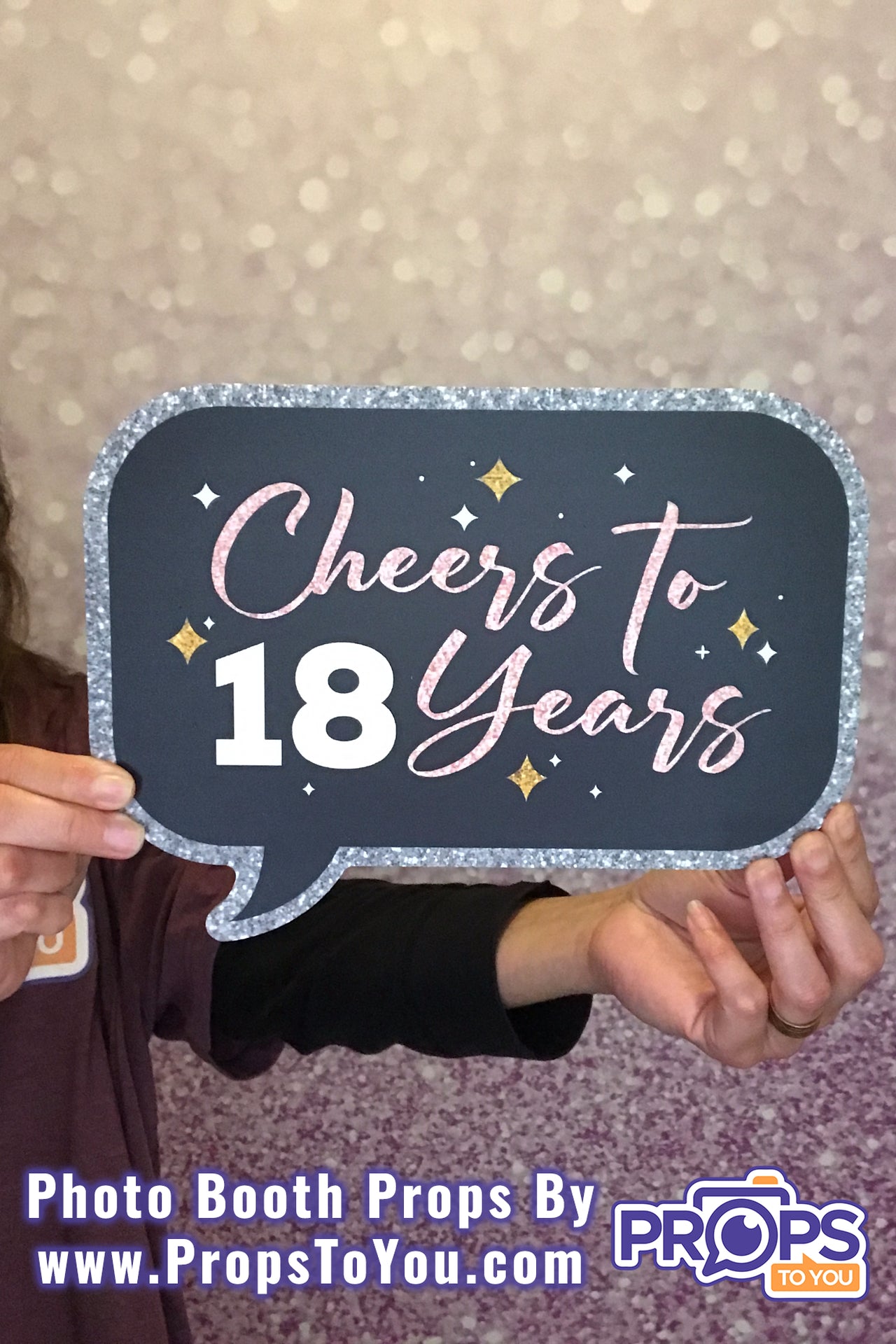 BUNDLE! 18th Birthday - 5 Double-Sided Photo Booth Props