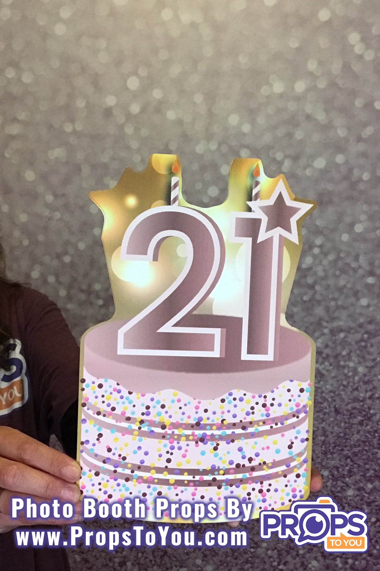 BUNDLE! 21st Birthday - 5 Double-Sided Photo Booth Props
