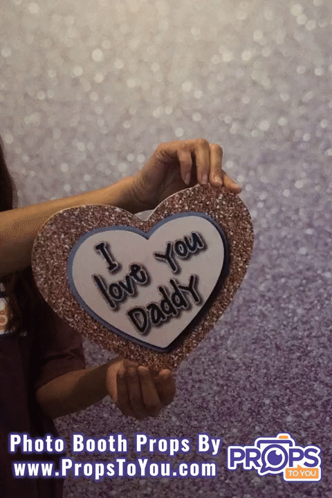 BUNDLE! Daddy Daughter Dance - 5 Double-Sided Photo Booth Props
