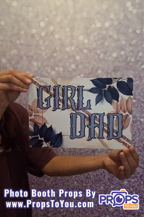 BUNDLE! Daddy Daughter Dance - 5 Double-Sided Photo Booth Props