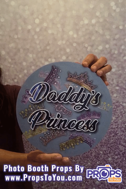 BUNDLE! Daddy Daughter Dance - 5 Double-Sided Photo Booth Props