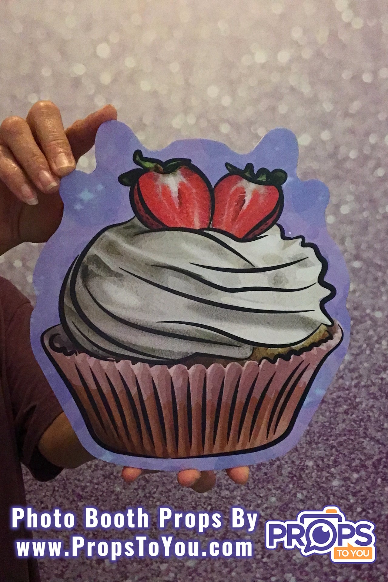 BUNDLE! Cupcakes Bundle - 5 Double-Sided Photo Booth Props