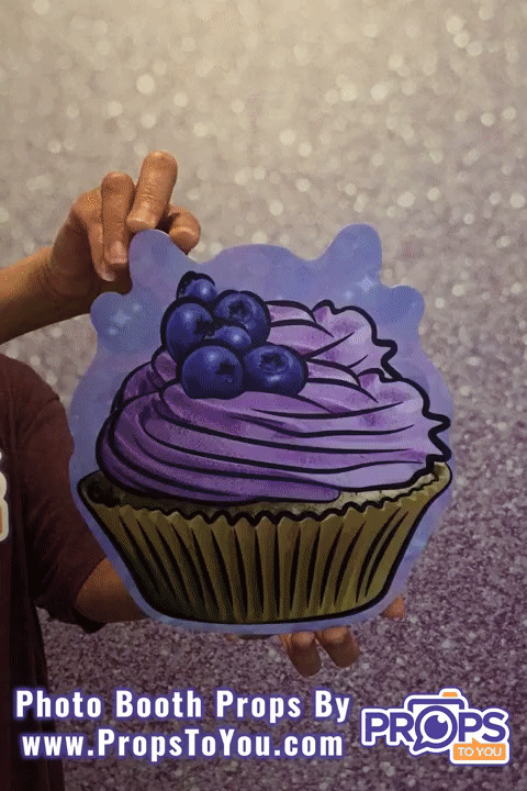 BUNDLE! Cupcakes Bundle - 5 Double-Sided Photo Booth Props