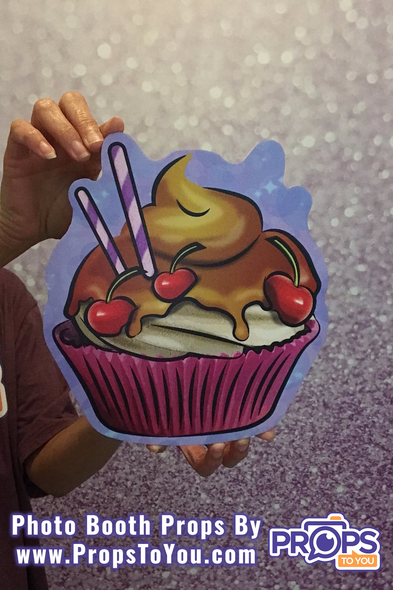 BUNDLE! Cupcakes Bundle - 5 Double-Sided Photo Booth Props