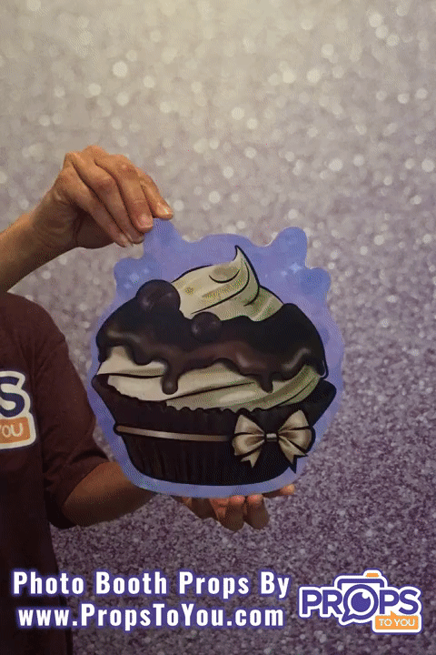 BUNDLE! Cupcakes Bundle - 5 Double-Sided Photo Booth Props