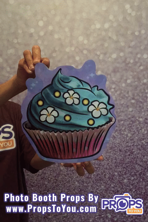 BUNDLE! Cupcakes Bundle - 5 Double-Sided Photo Booth Props