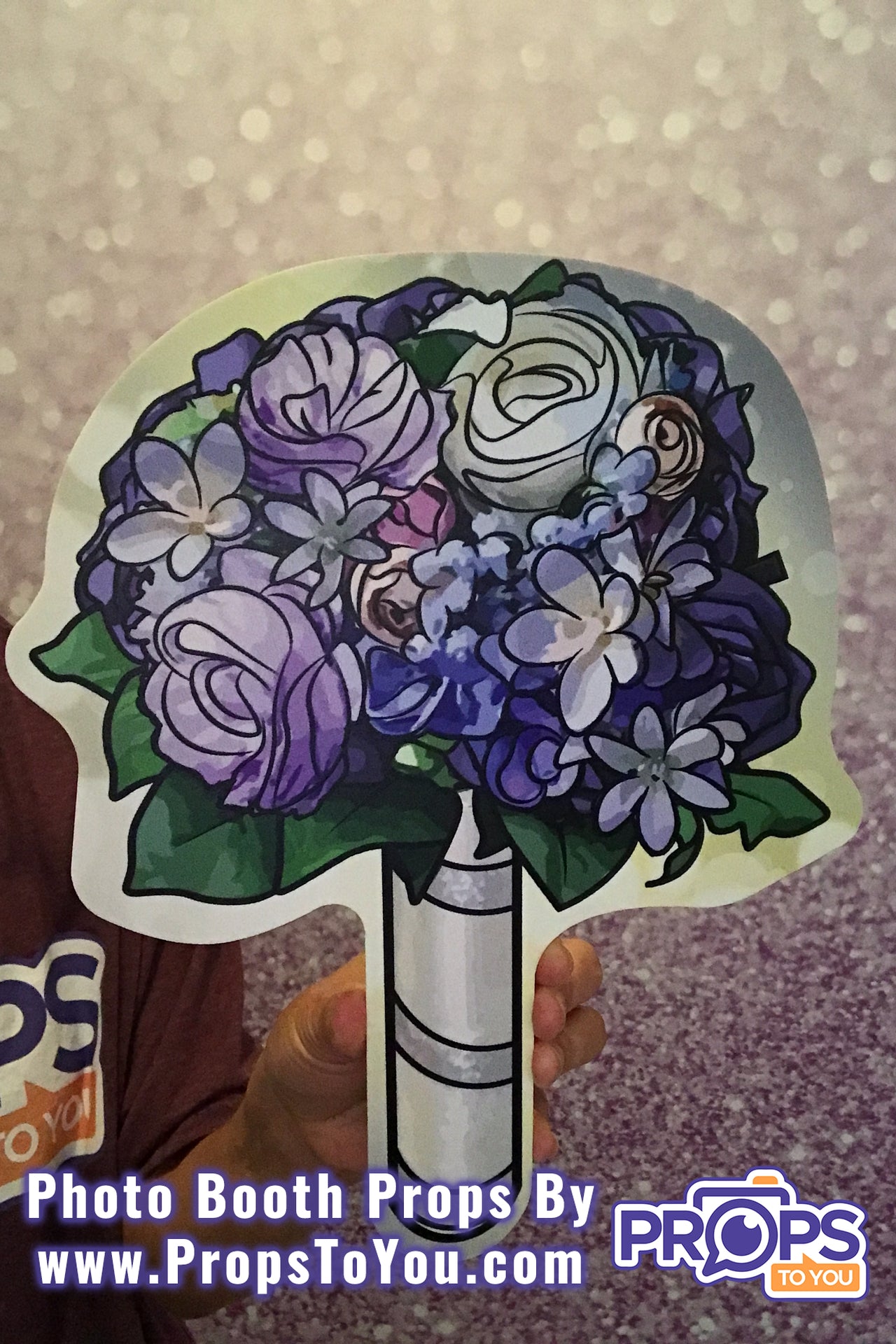 BUNDLE! Bouquets - 5 Double-Sided Photo Booth Props