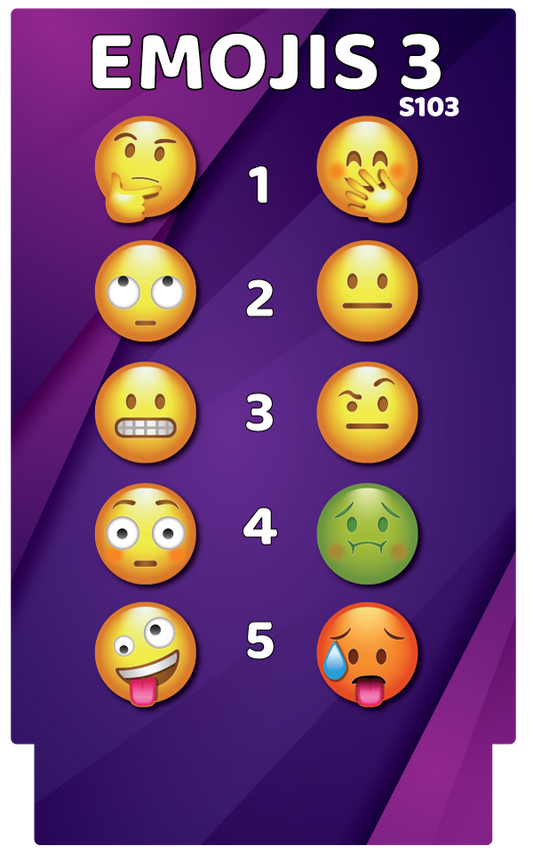 Emoji 3: Bundle 5 Double-Sided Photo Booth Props