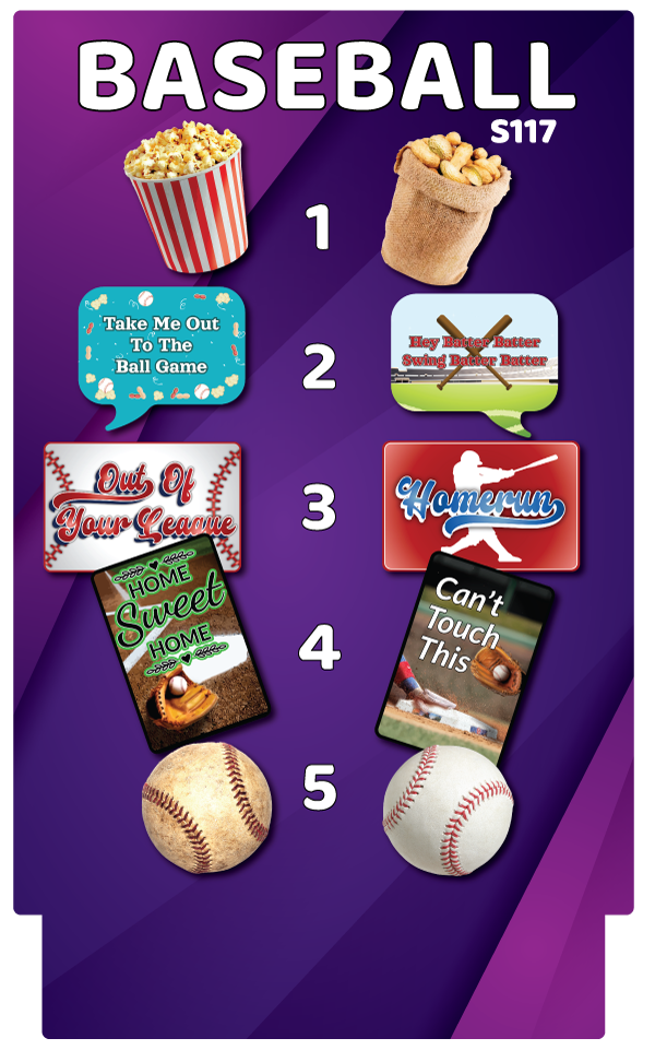 BUNDLE: Baseball 5 Double-Sided Photo Booth Props
