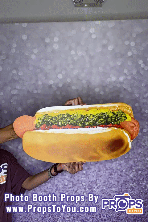 BIG Props: Regular/Chicago Style Hot Dog Photo Booth Prop