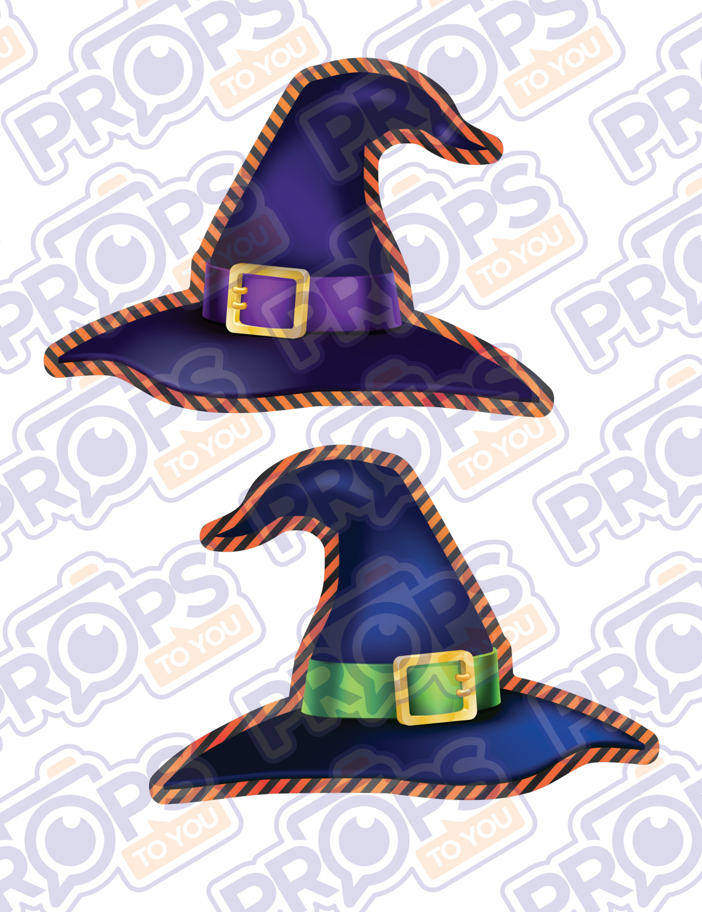 BUNDLE! Halloween - 5 Double-Sided Photo Booth Props