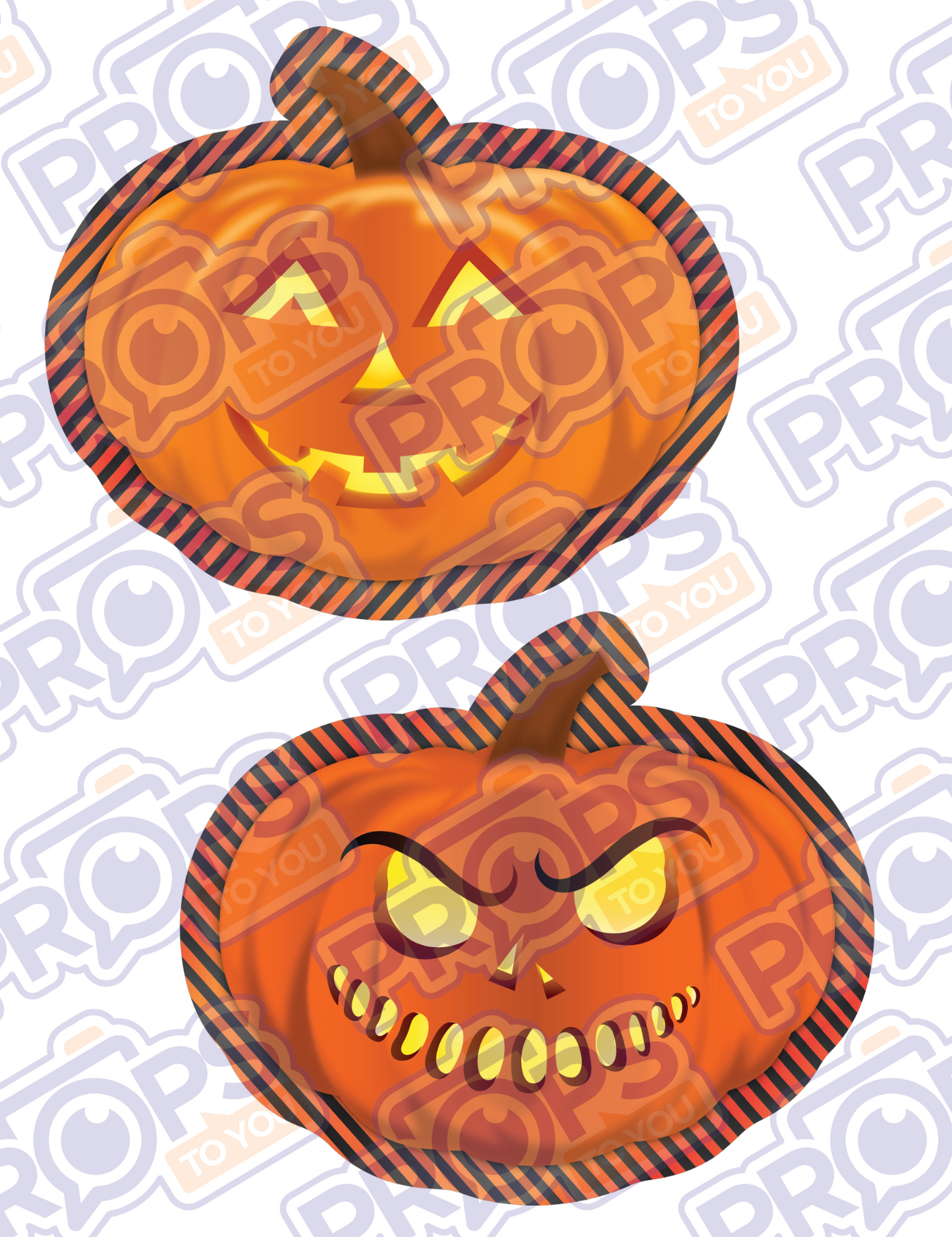 BUNDLE! Halloween - 5 Double-Sided Photo Booth Props