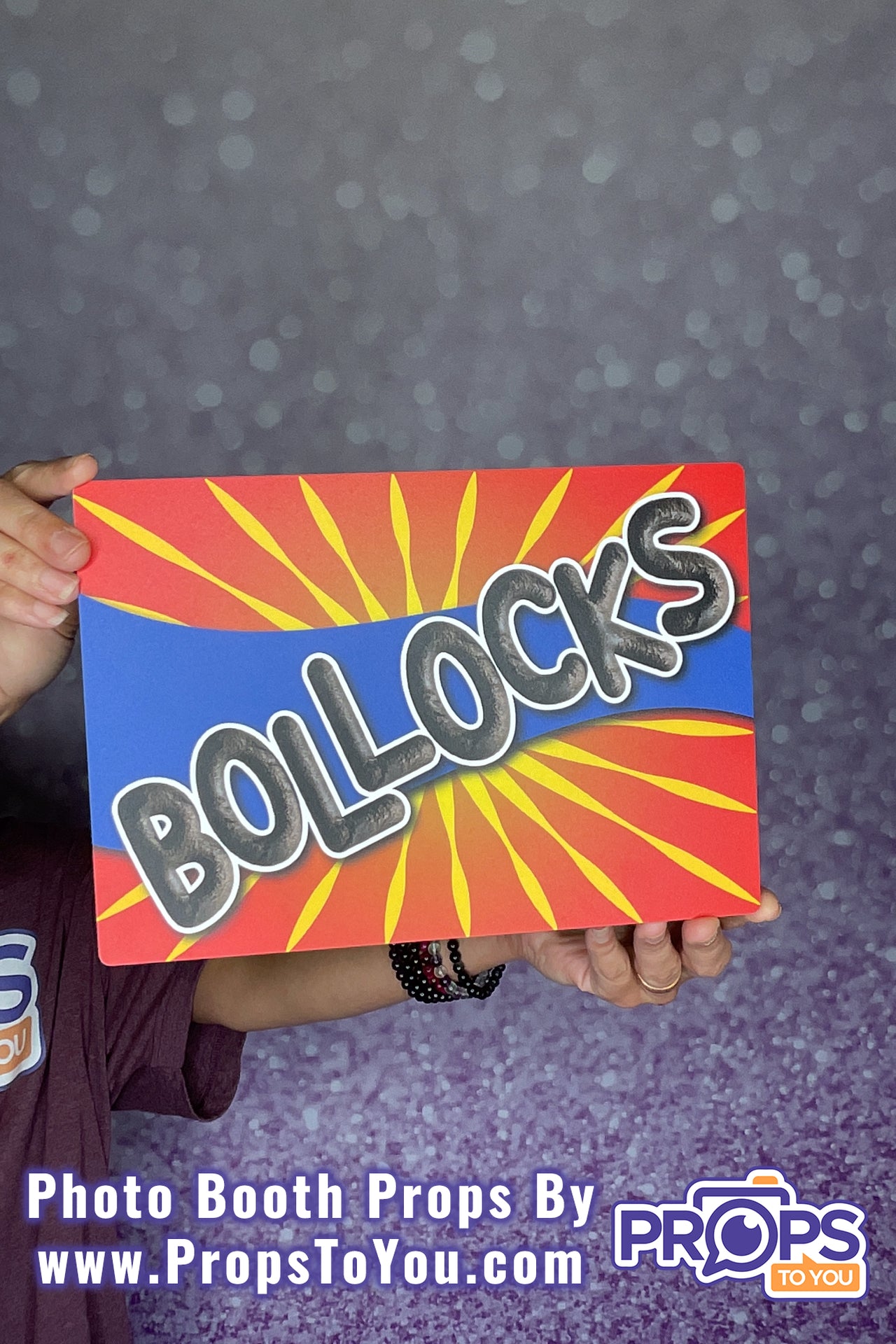 BUNDLE! Rude: British - 5 Double-Sided Photo Booth Props