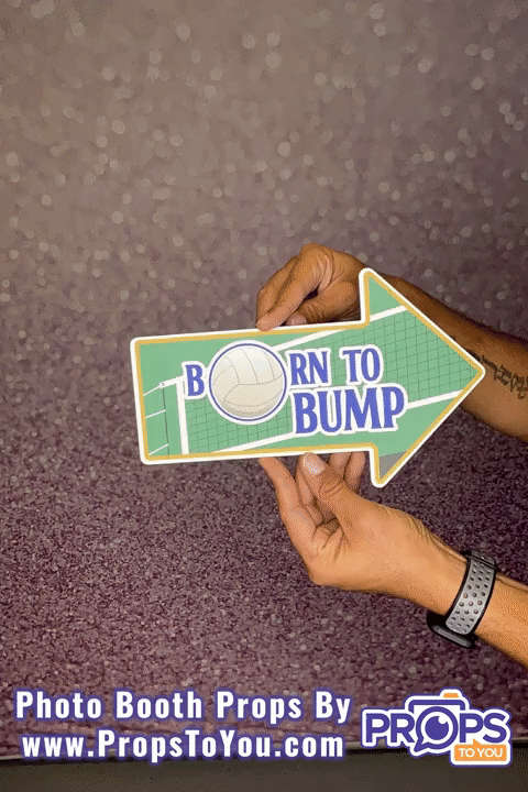 BUNDLE: Volleyball - 5 Double-Sided Photo Booth Props