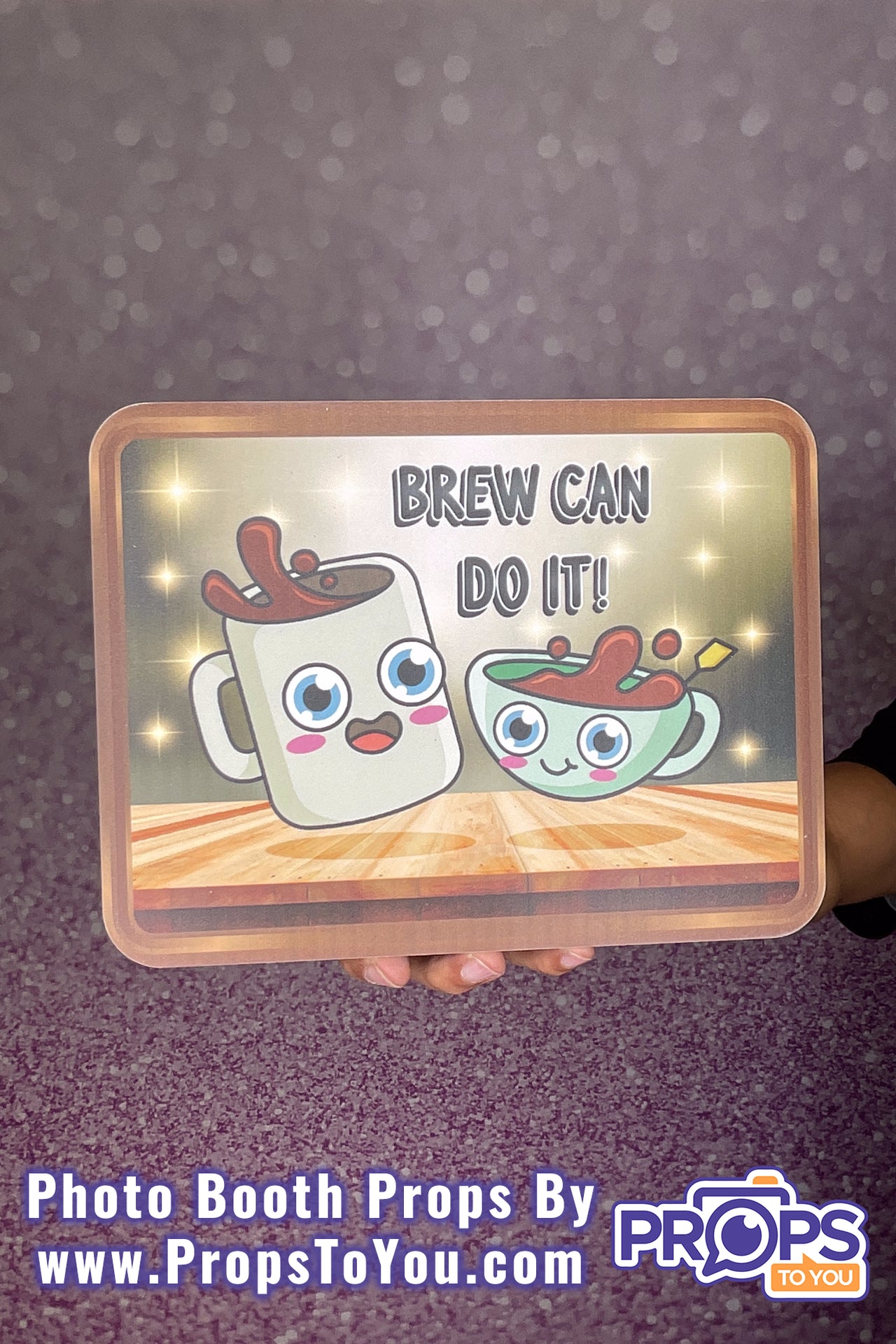 BUNDLE: Coffee Lovers 5 Double-Sided Photo Booth Props