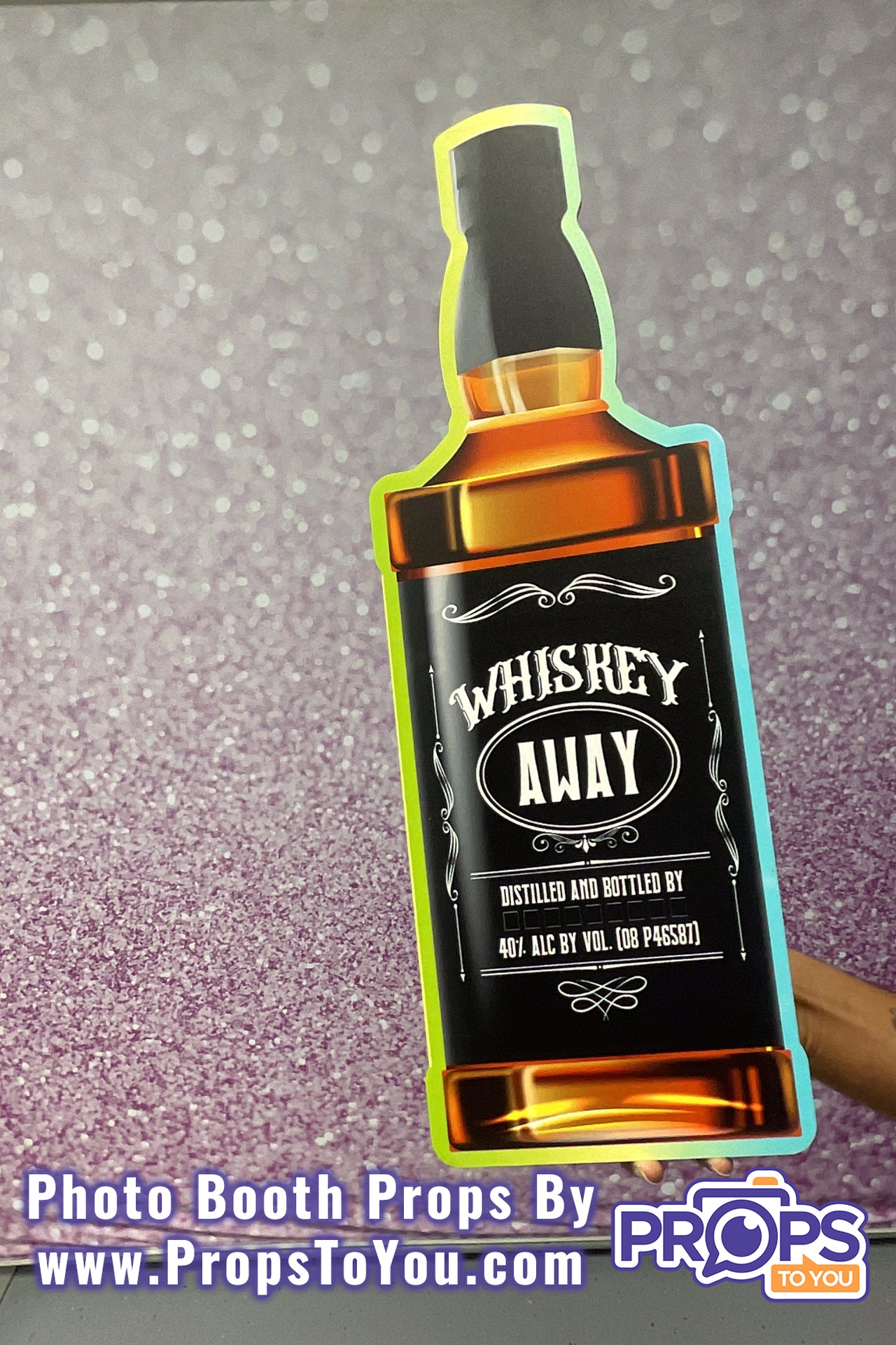 BIG Props: Alcohol! Whiskey Away/Cinnamon Fire Photo Booth Prop