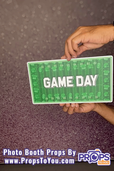 BUNDLE: Football 5 Double-Sided Photo Booth Props
