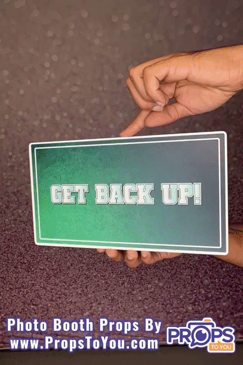 BUNDLE: Football 5 Double-Sided Photo Booth Props