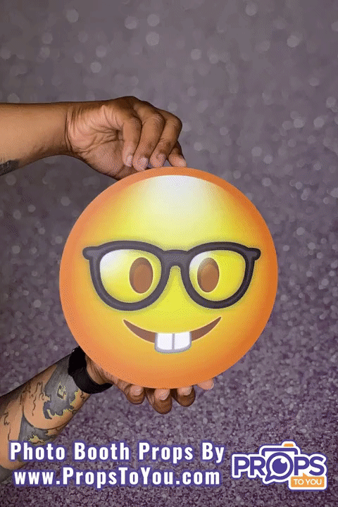 Emoji 4: BUNDLE 5 Double-Sided Photo Booth Props