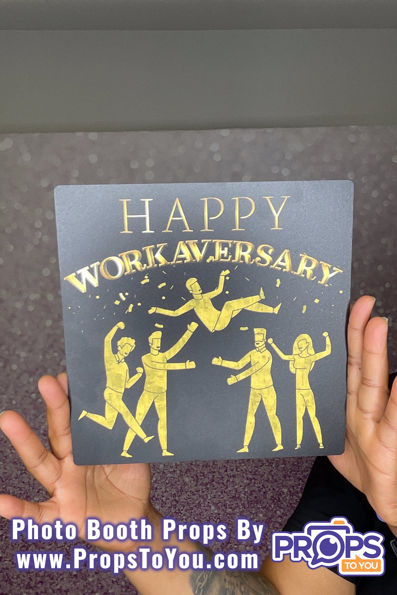 BUNDLE: Work Anniversary 5 Double-Sided Photo Booth Props