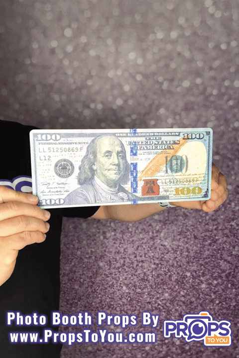 BUNDLE! Money - 5 Double-Sided Photo Booth Props