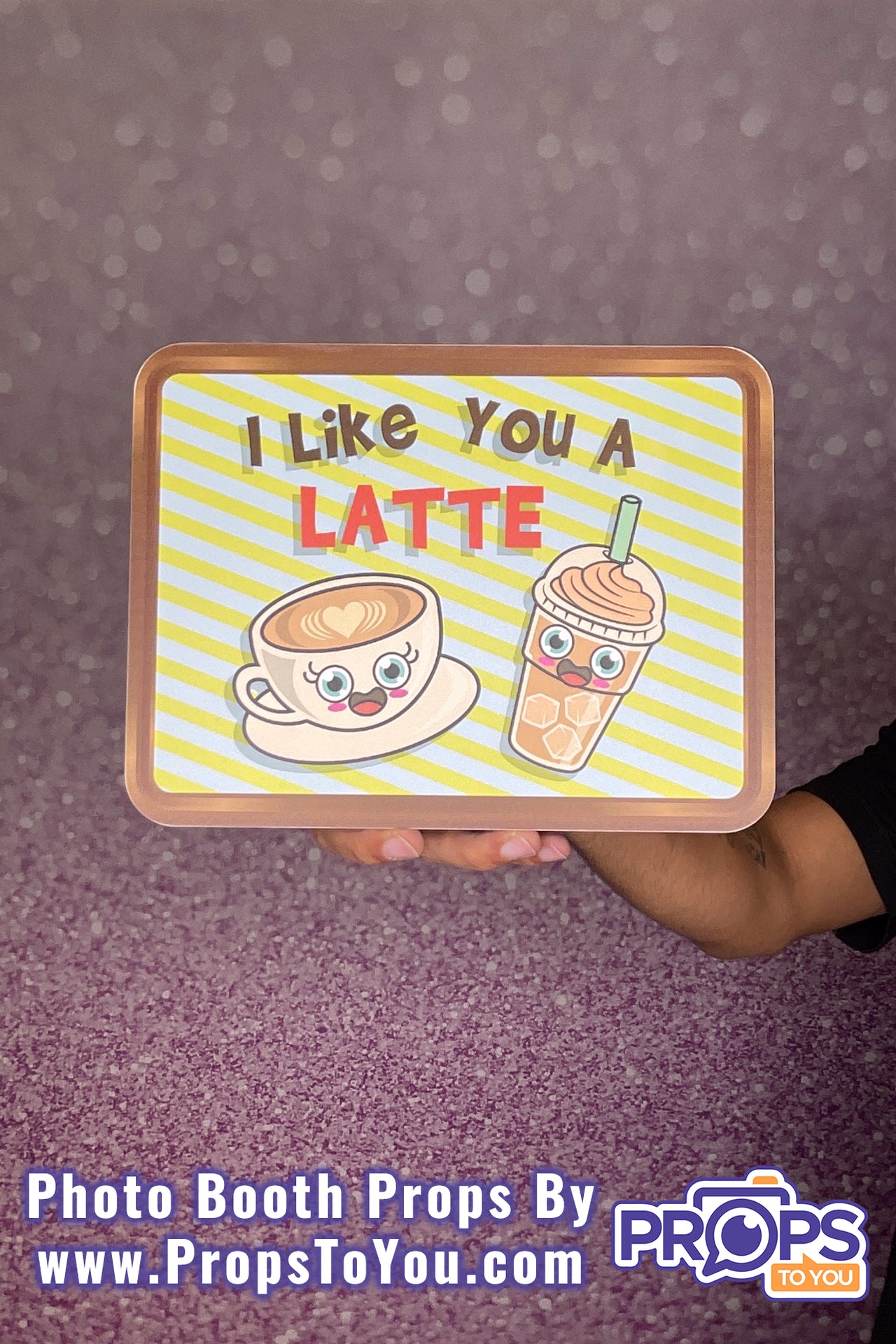 BUNDLE: Coffee Lovers 5 Double-Sided Photo Booth Props