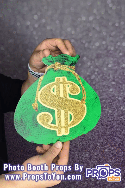BUNDLE! Money - 5 Double-Sided Photo Booth Props