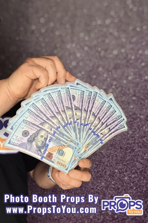 BUNDLE! Money - 5 Double-Sided Photo Booth Props