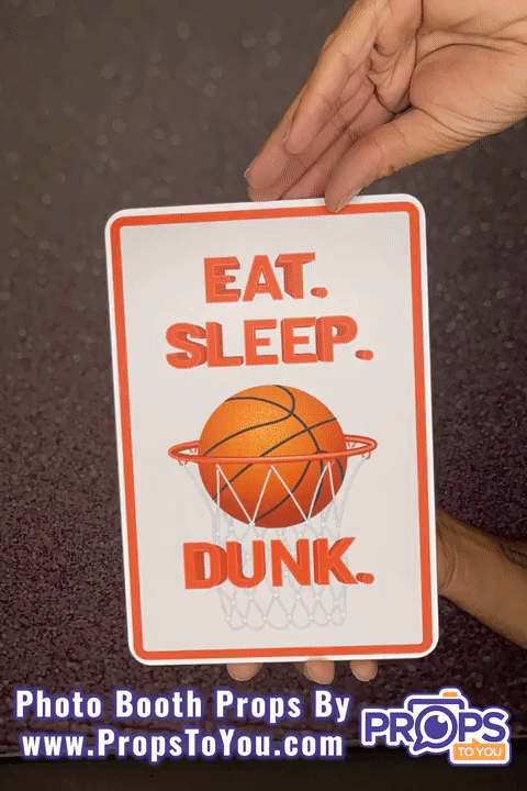 BUNDLE: Basketball 5 Double-Sided Photo Booth Props