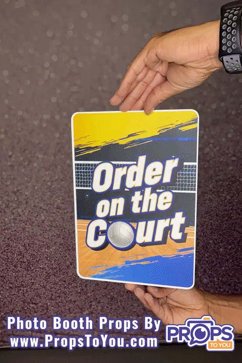 BUNDLE: Volleyball - 5 Double-Sided Photo Booth Props