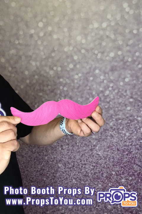 BUNDLE! Mustaches -5 Double-Sided Photo Booth Props