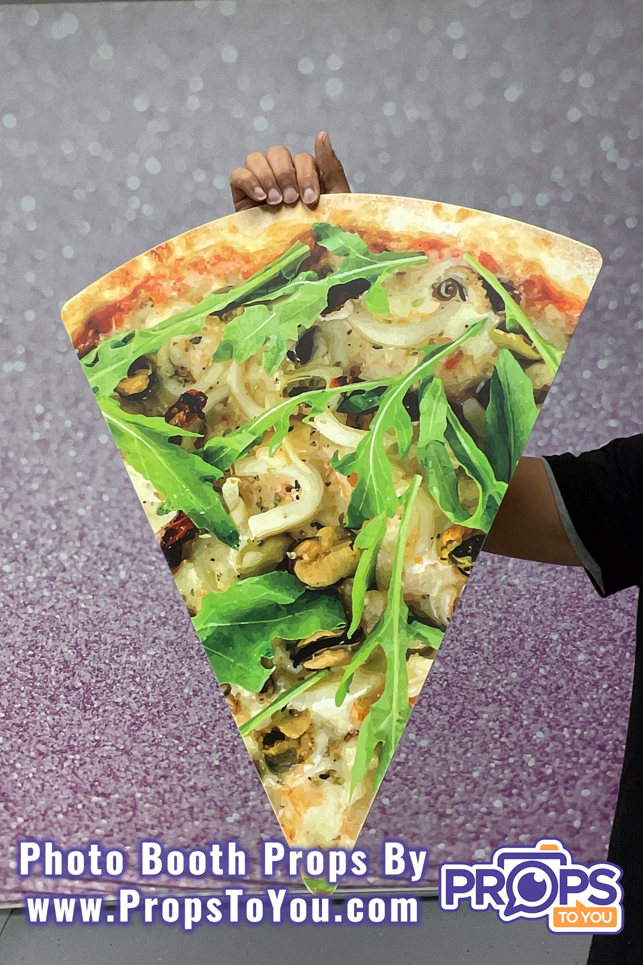 BIG Props: Pepperoni/Vegetarian Pizza Slice Photo Booth Prop