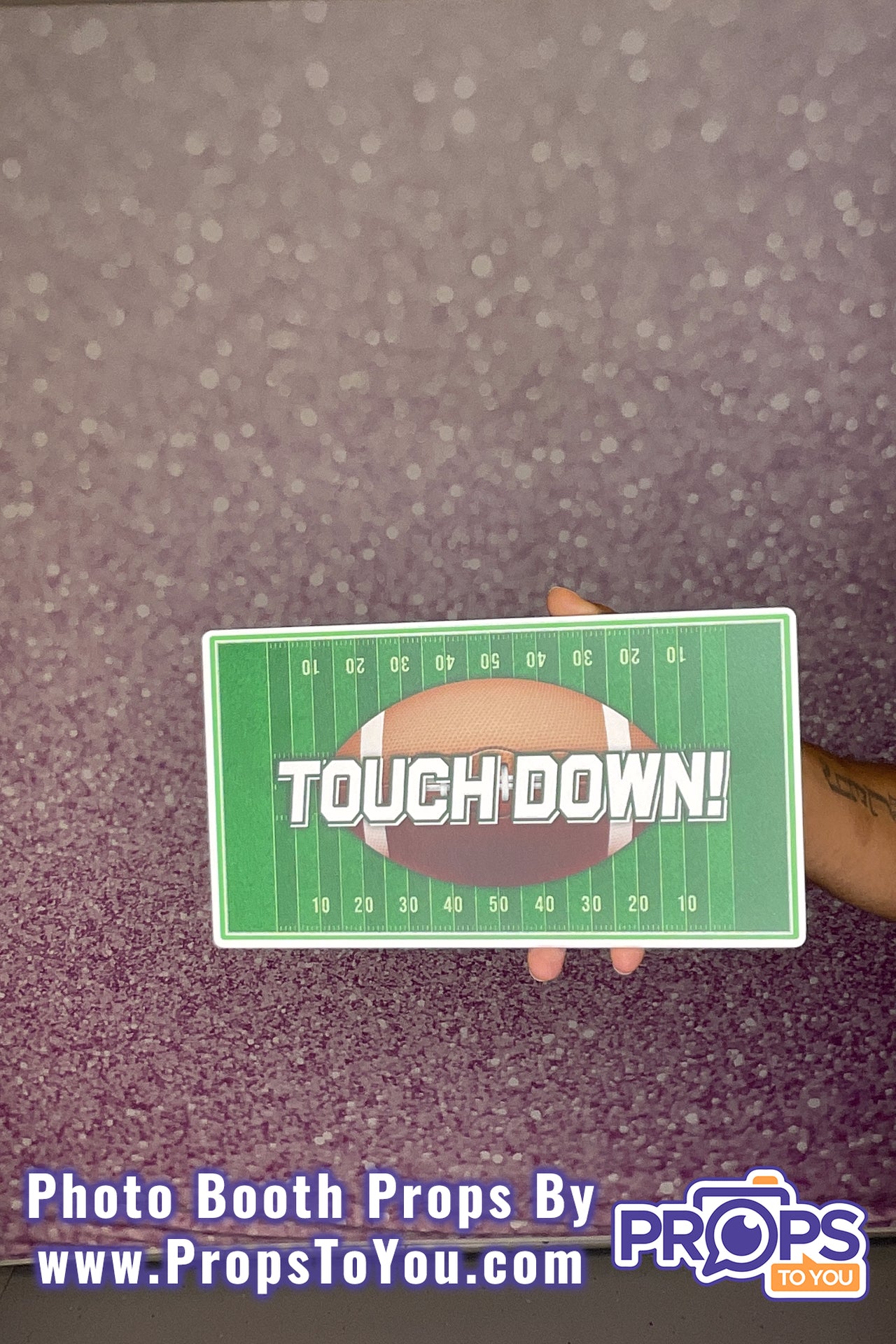 BUNDLE: Football 5 Double-Sided Photo Booth Props
